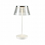 4108/7TL 041 ODL19 белый/хром/прозрачный Настольная лампа LED 7W ABEL